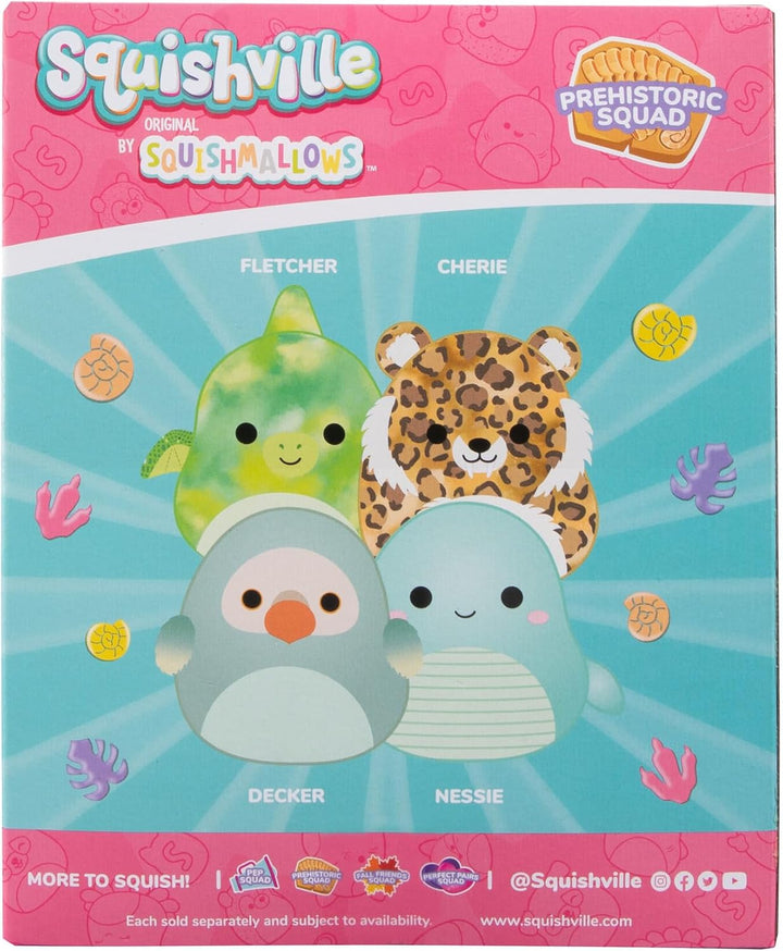 Squishville SQM0469-4er Pack Prähistorisches Squad, superweiche Mini-Squishmallows, 5cm Plüschfigure