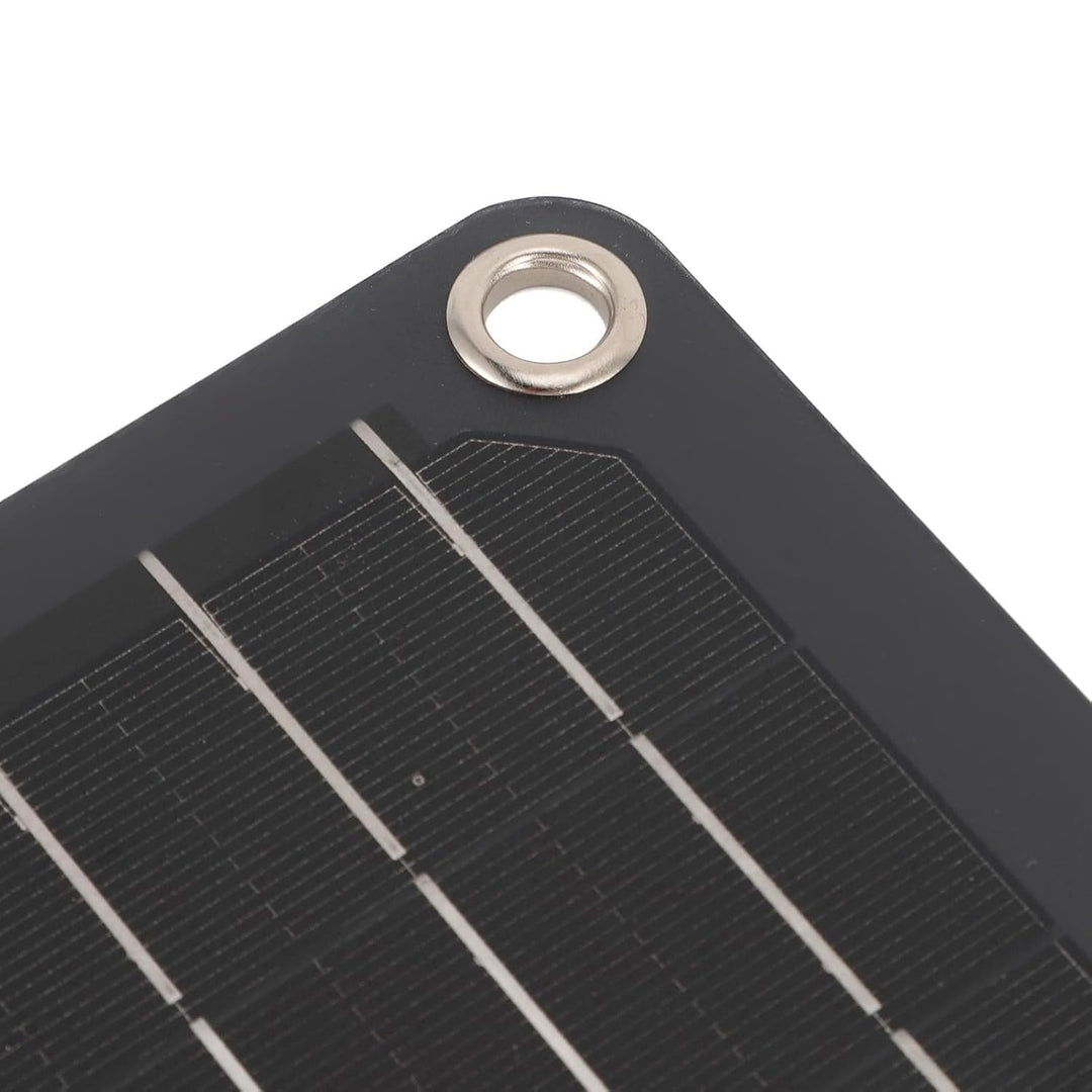 50W 12V Monokristalline Solarpanel mit Dual USB & Type -C - Hocheffizienter Tragbares Ladegerät für