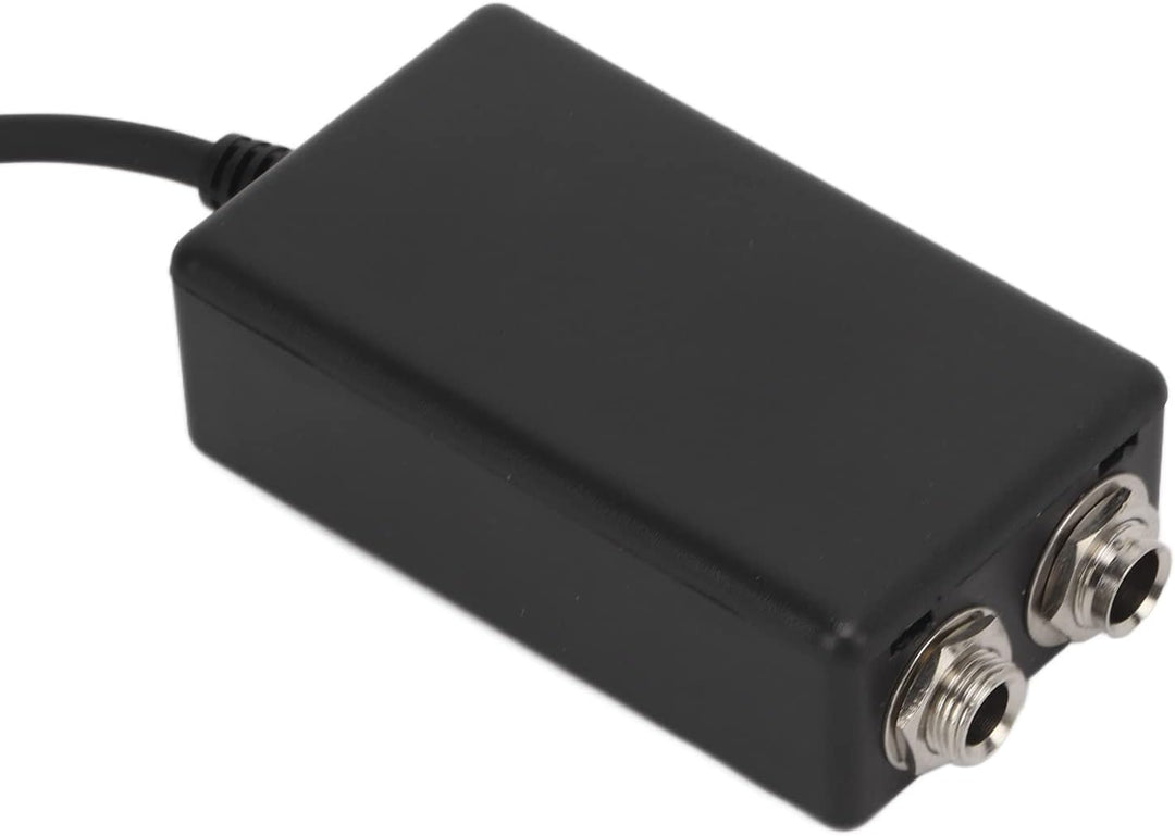 Aviation Headset Adapter, Helikopter Headset auf GA Adapter Universal Schwarz Durable für Avcomm für