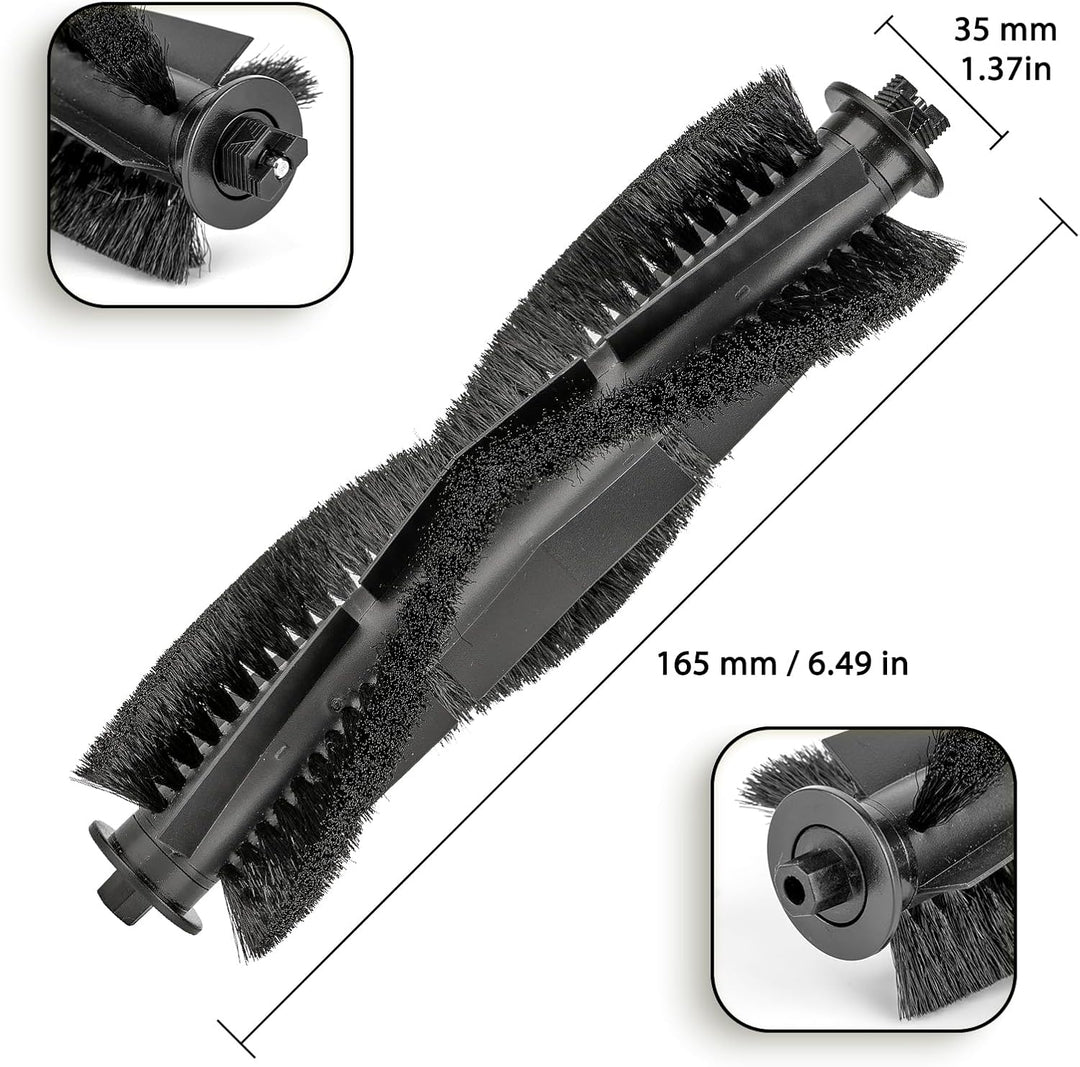 (2 Stück) Ersatz-Bürstenrollen Kompatibel mit Tikom L9000/ G8000/ G8000 Pro Saugroboter und Wischmop