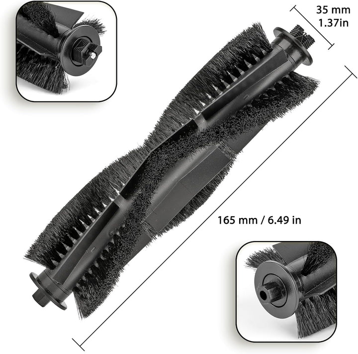 (2 Stück) Ersatz-Bürstenrollen Kompatibel mit Tikom L9000/ G8000/ G8000 Pro Saugroboter und Wischmop