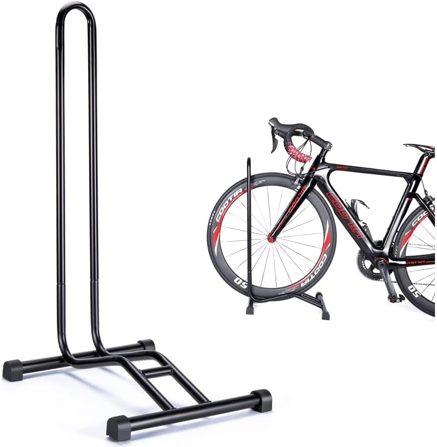 INION Fahrrad Bike Halterung Bodenständer Fahrradständer Fahrradparkplatz Fahrradhalter gummierte Au