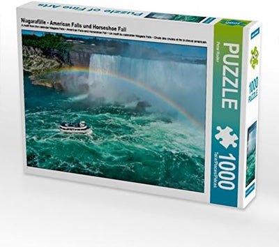 CALVENDO Puzzle Niagarafälle - American Falls und Horseshoe Fall 1000 Teile Lege-Grösse 64 x 48 cm F