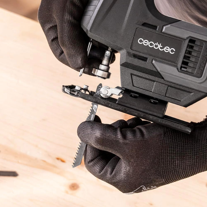 Cecotec Akku-Stichsäge MultiCut 500 Vision Liberty. 21 V 2 Ah Akku, Laser-Schnittführung, LED-Licht,