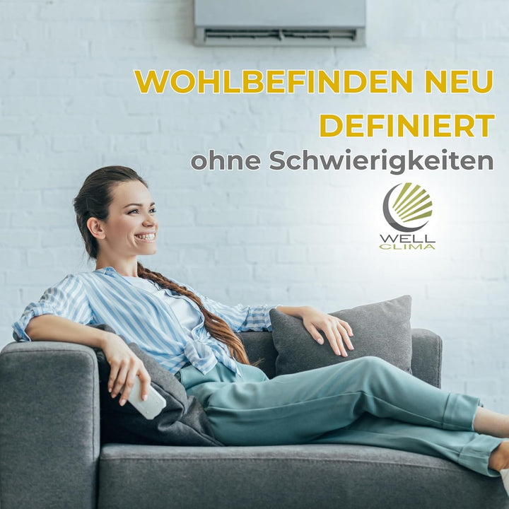 Wellclima® Ersatzfernbedienung für ZH/JT-01 und ZH/JT-03 – Nur kompatibel mit identischen Modellen v