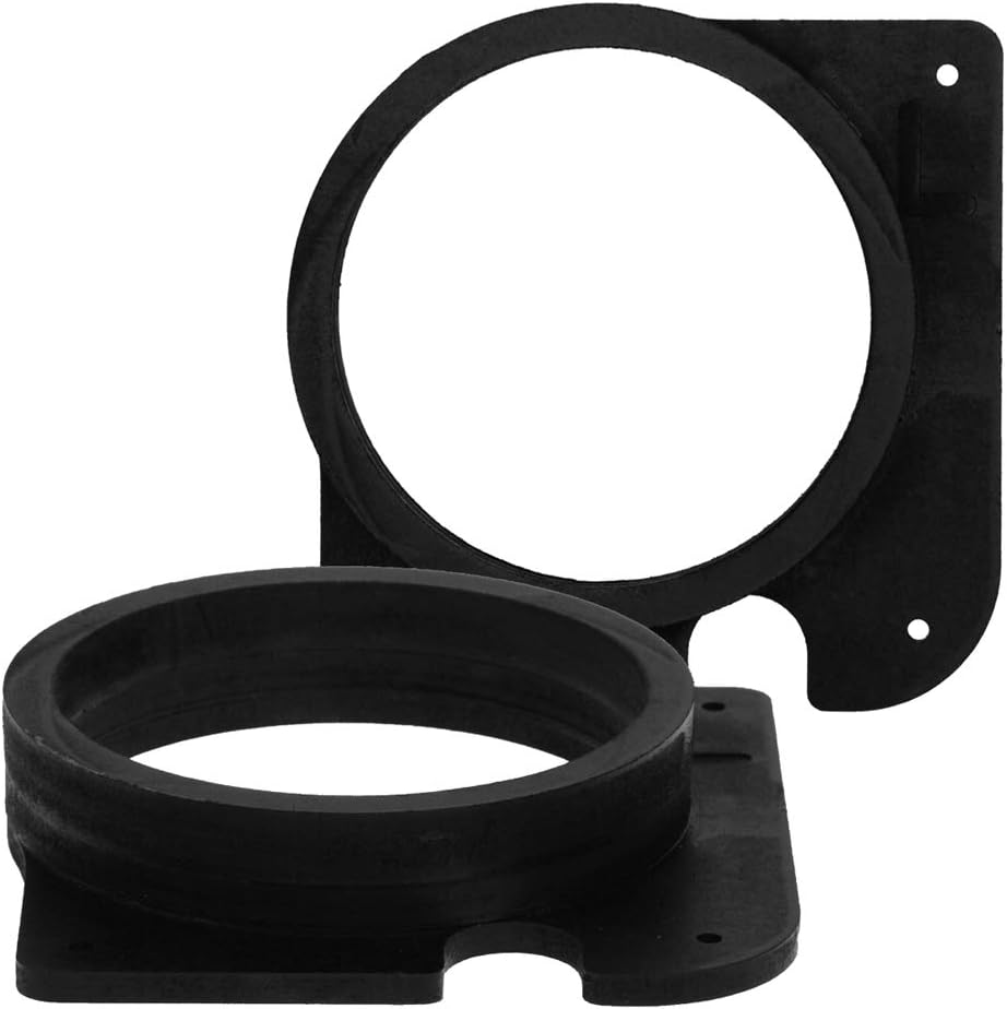 [1 Paar] 165 mm MDF Lautsprecher Ringe kompatibel mit VW Golf III | passend für Vordertür | Farbe: s