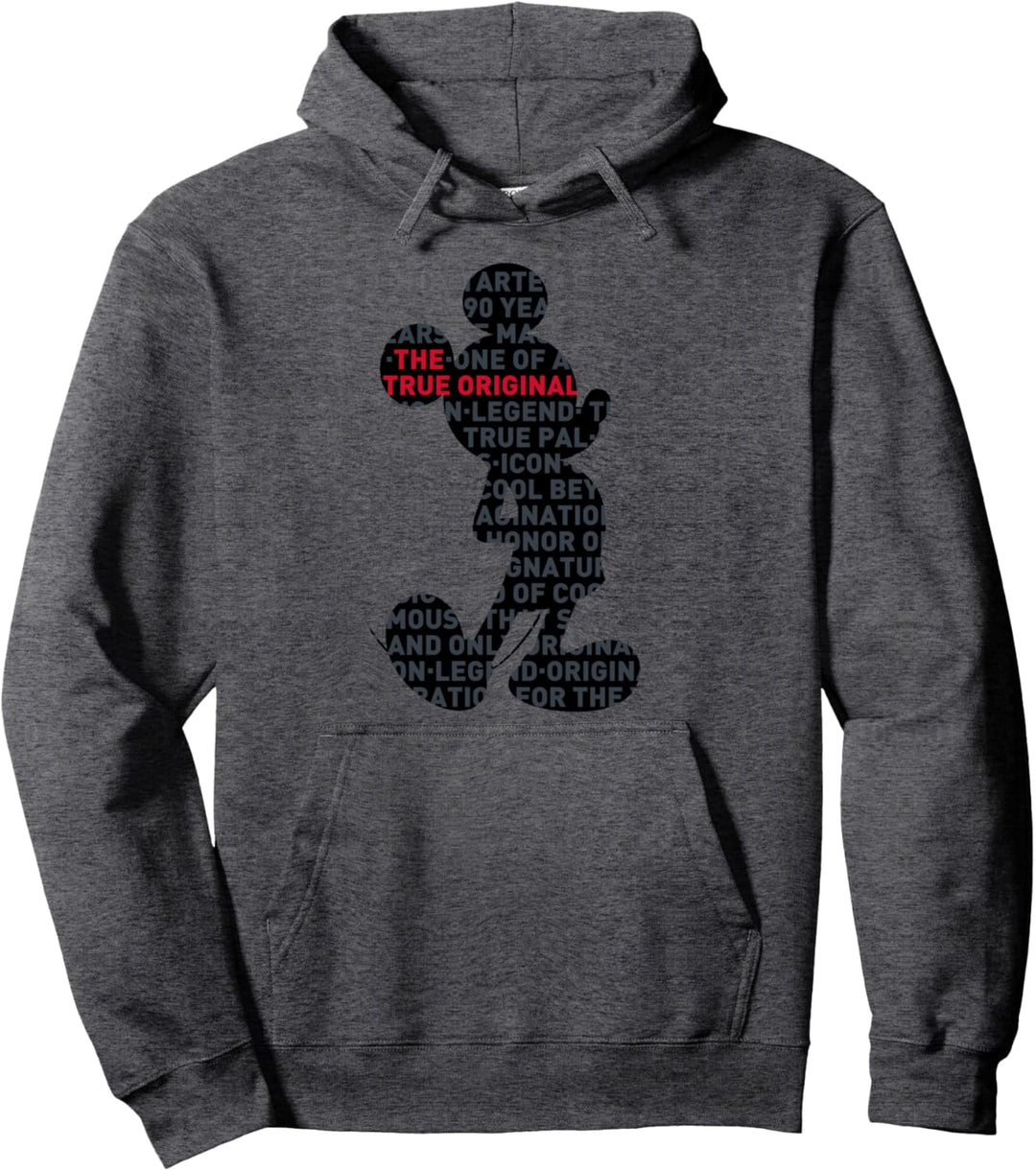 Disney Mickey And Friends Mickey & Minnie 28 Front & Back Pullover Hoodie