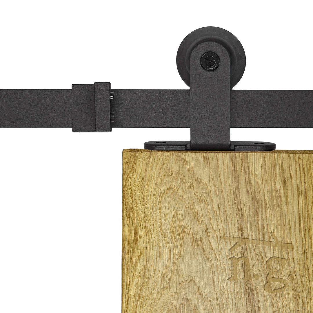 1x Natural Goods Berlin SCHIEBETÜRSYSTEM mehrere Modelle, Schwarz pulverbeschichtet, 2-10m, Scheunen