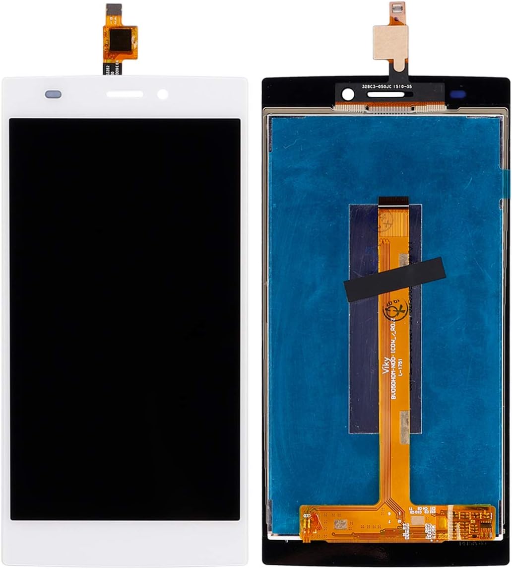 swark LCD Display Compatible with Wiko Ridge 4G Weisse (ohne Rahmen) Touchscreen Bildschirm Digitize