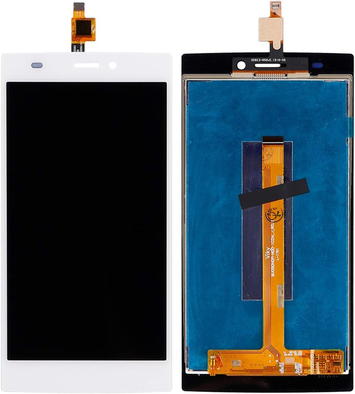 swark LCD Display Compatible with Wiko Ridge 4G Weisse (ohne Rahmen) Touchscreen Bildschirm Digitize