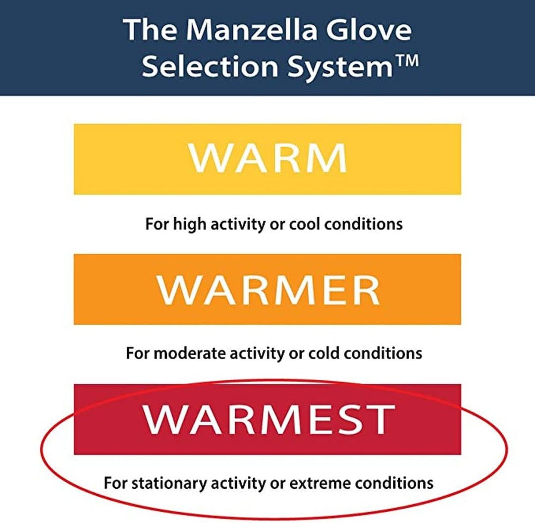 Manzella Herren Stretch Coyote Jagdhandschuh für kaltes Wetter, wasserdicht, Winddicht, Touchscreen-