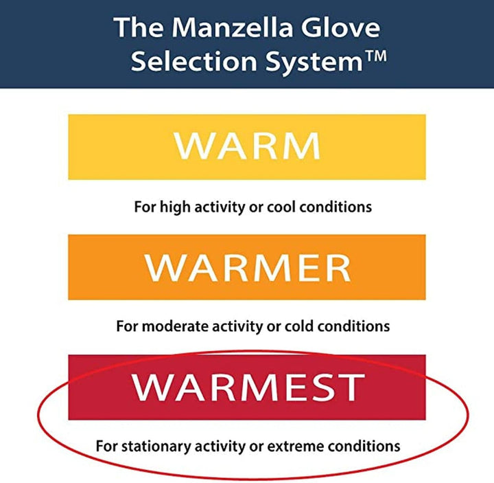 Manzella Herren Stretch Coyote Jagdhandschuh für kaltes Wetter, wasserdicht, Winddicht, Touchscreen-