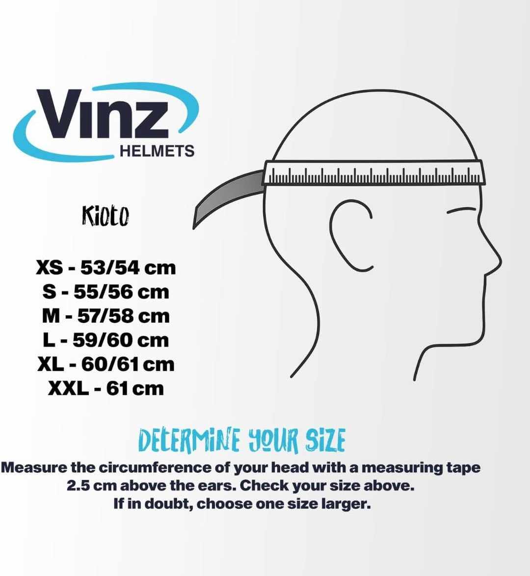 VINZ Kioto Jethelm / Streetfighter Helm | ECE 22.06 zugelassen | Rollerhelm mit Sonnenvisier / Sonne