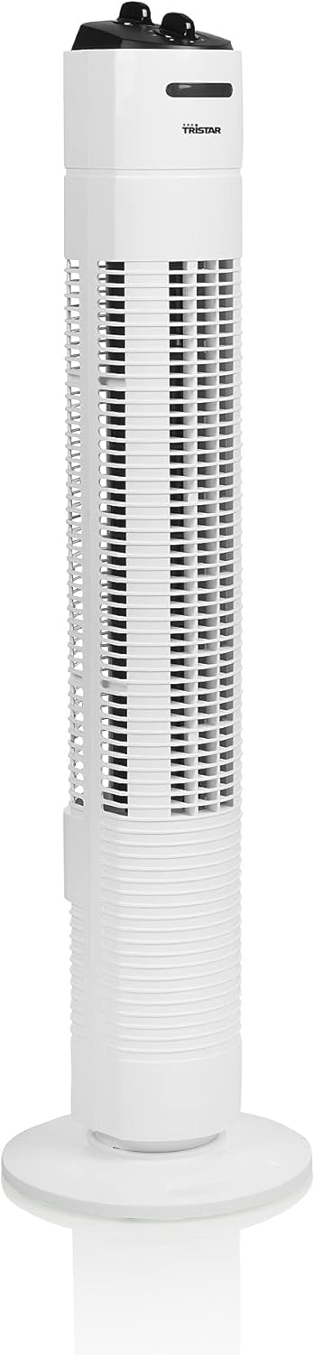 Tristar Turm-Ventilator - 3 Geschwindigkeitsregelungen, Timer, 80° Oszillierend, VE-5806, Weiss, VE-