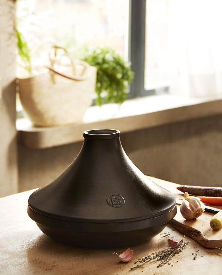Emile Henry Delight Keramik-Tajine, 4 l Schiefer 4 Qt Schiefer, 4 Qt Schiefer