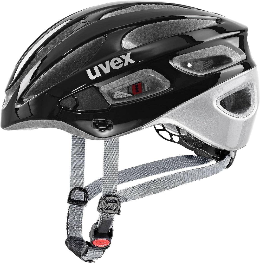 UVEX Fahrradhelm UVEX True Gr. 52-58 cm, Black Silver 55-58 cm, 55-58 cm