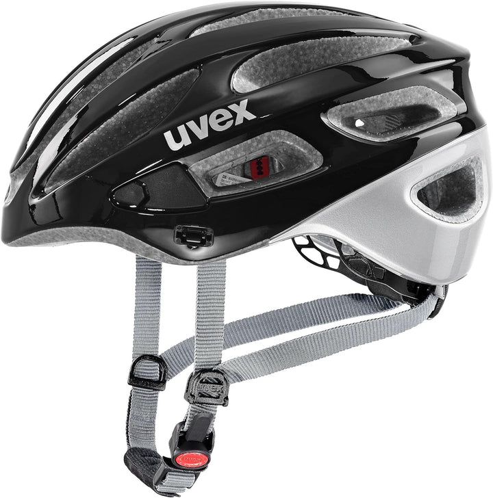 UVEX Fahrradhelm UVEX True Gr. 52-58 cm, Black Silver 55-58 cm, 55-58 cm