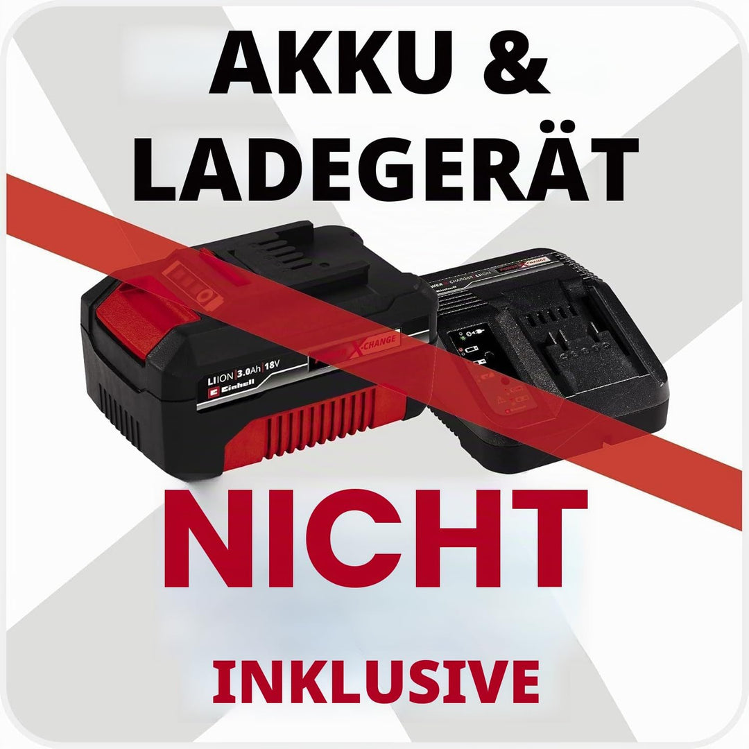 Einhell Akku-Winkelschleifer TE-AG 18/115 Li Kit (1x3,0Ah) Power X-Change (Li-Ion, 18 V, 8.500 U/Min