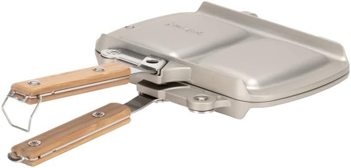 Snow Peak Tramezzino Camping Sandwichmaker, Aluminium, geeignet für Camping & Outdoor