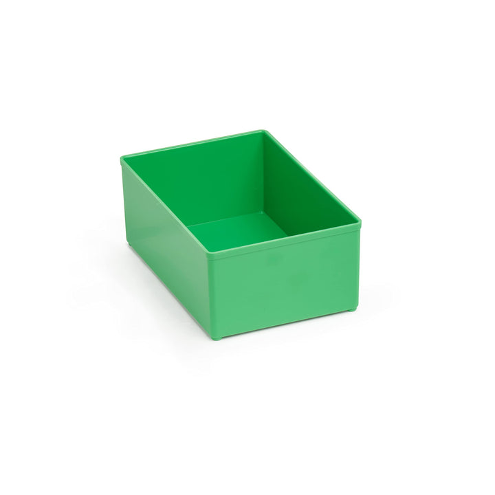 10 Stück Einsatzboxen 63 mm D3 grün 156 x 104 x 63mm geeignet als Bosch L-BOXX Einlage | Einsatzboxe
