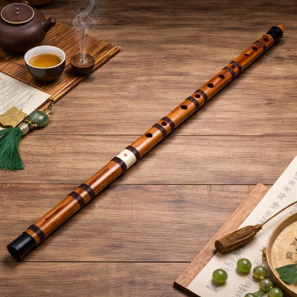 F Key Bambusflöte Bitter Bambusflöte Chinesische Flöte Dizi(Taste F.) F-Taste, F-Taste