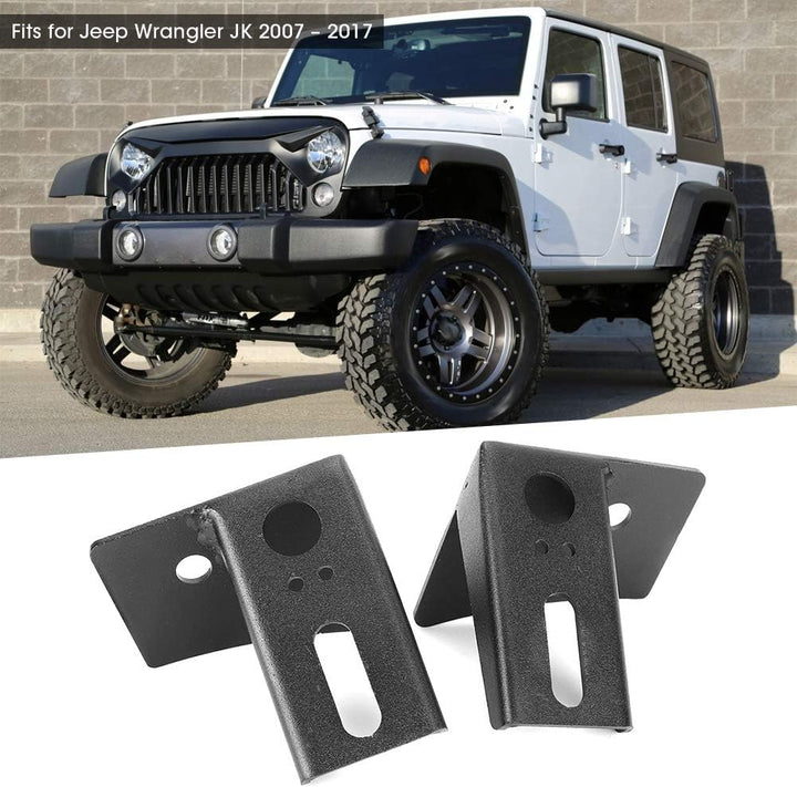 Auto-Scheinwerferhalterung, Metall-Autoscheinwerferhalter A-Säulenhalterung kompatibel mit Wrangler