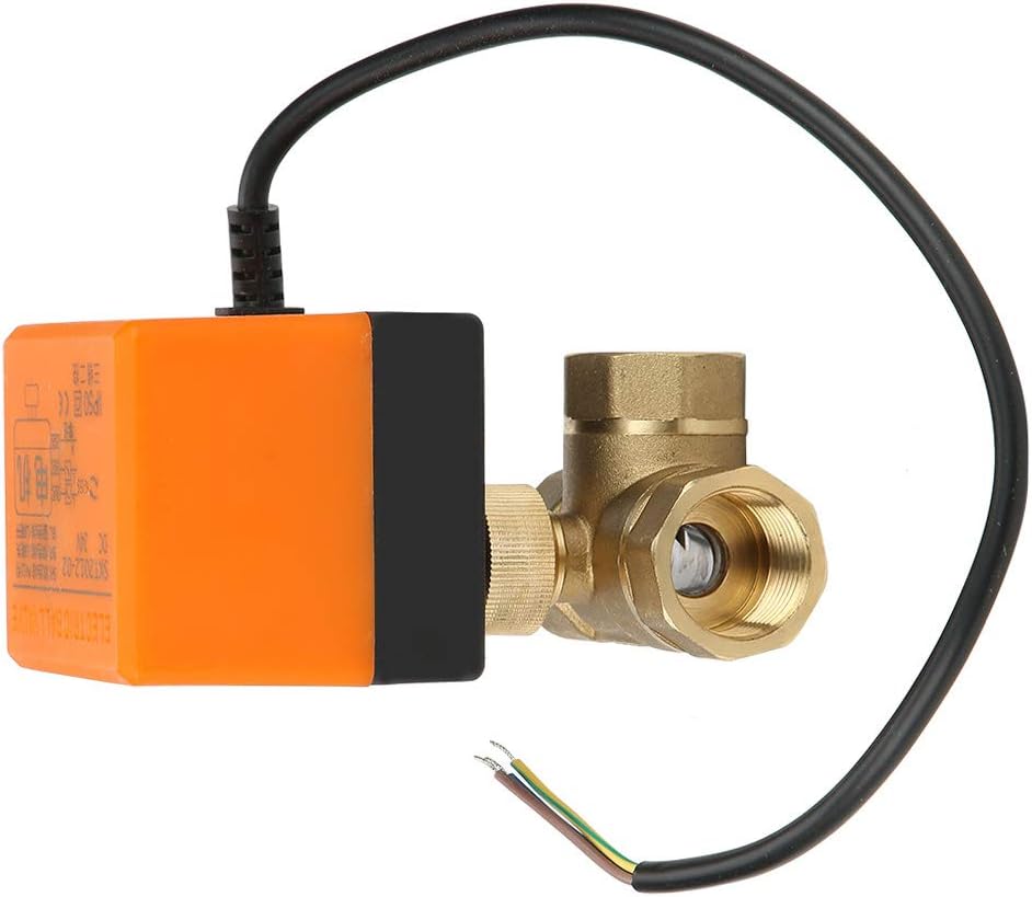 DC 24V DN20 G3/4 304 Motorisches Kugelhahn aus Messing 3 Draht 2 Steuerung 3-Wege-Motorventil aus mo