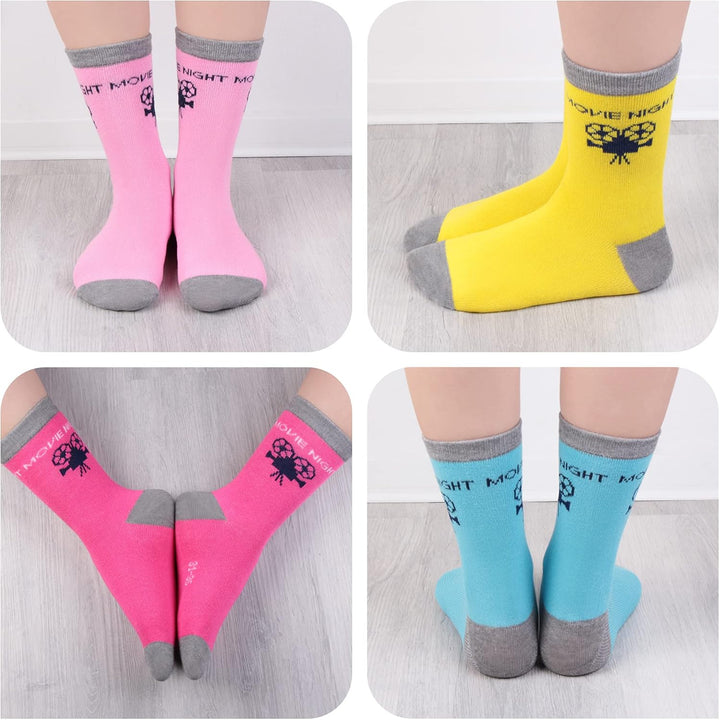 L&amp;K-II 10/12 Paar Pack Jungen Kindersocken Frühling und Sommer Socken mit niedlichen Mustern Mehrfar
