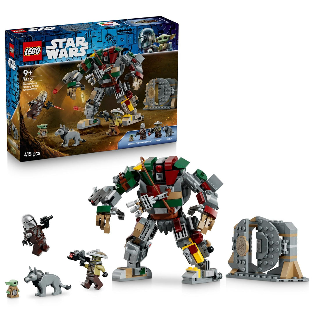 LEGO Star Wars 75451 Showdown mit dem Wächterdroiden am Huttenpalast Spielzeug - The Mandalorian and