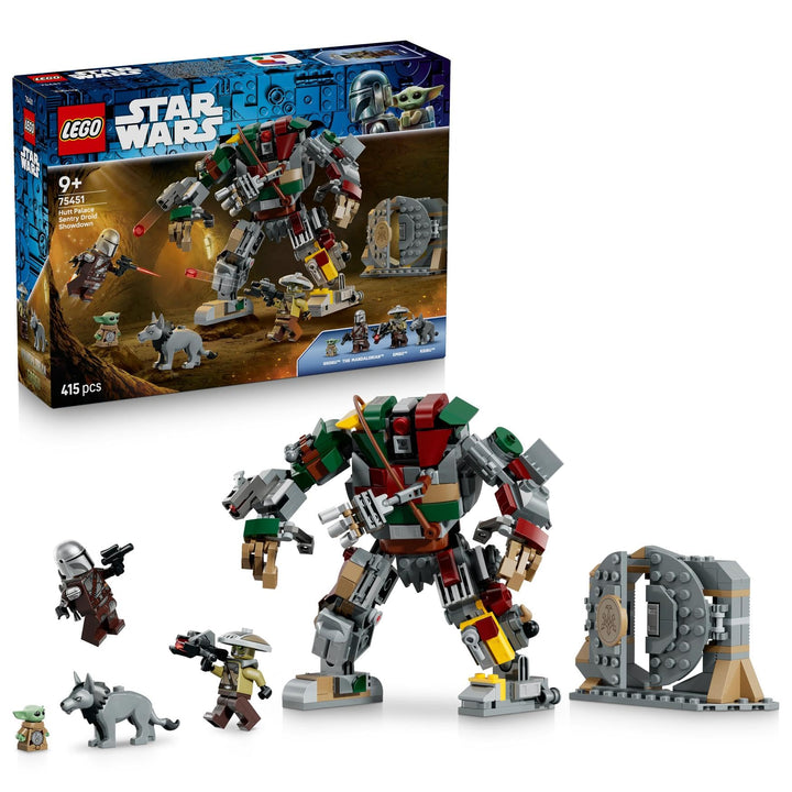 LEGO Star Wars 75451 Showdown mit dem Wächterdroiden am Huttenpalast Spielzeug - The Mandalorian and