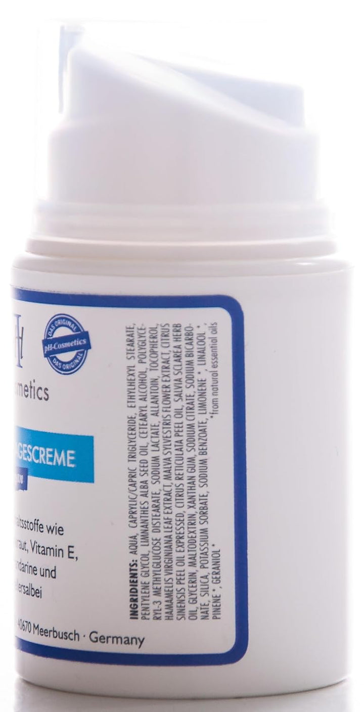 Basische Tagescreme pH 7, 5 Creme für den Tag, Basencreme, ph-Cosmetics, 50 ml