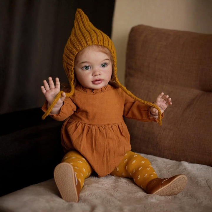Zero pam Grosse Grösse Reborn Baby Mädchen-65CM Reborn Puppen Lebensecht, Babypuppe Wie Echtes, Sili