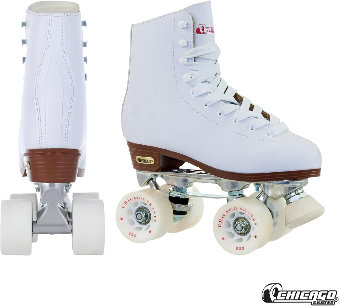 CHICAGO Skates Deluxe Leather Lined Rink Skate Ladies and Girls 7, 7