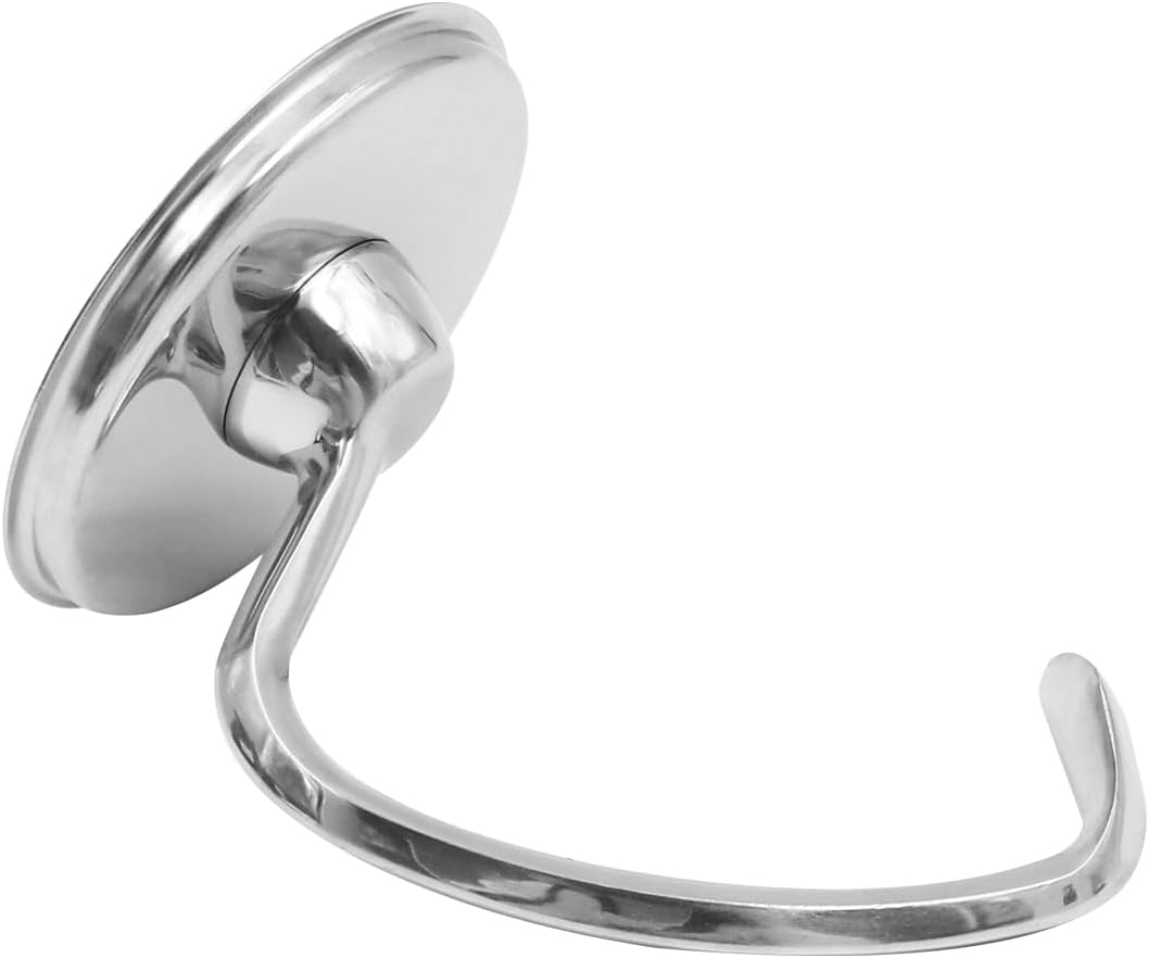Knethaken für Kitchenaid-Mixer, passend für 4,5–5 Qt, Kitchenaid-Zubehör, Haken, Edelstahl-Spiral-Kn