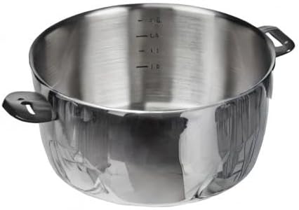 Kitchenfun Stielkasserolle, Edelstahl, Stahlgrau, 20 cm ⌀14/ ⌀16/ ⌀18/ ⌀20 cm, ⌀14/ ⌀1