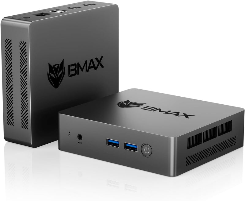 BMAX Mini PC W-11 N5095 (bis zu 2,9 GHz) 8GB LPDDR4 256GB SSD,Micro PC,2,5-Zoll-SSD/Gigabit Ethernet