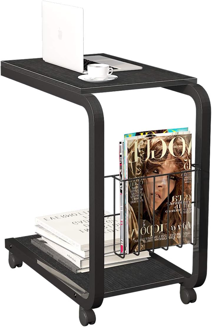 sogesfurniture Kleiner Beistelltisch Sofatisch Nachttisch Kaffeetisch, mobiler Laptoptisch Notebookt
