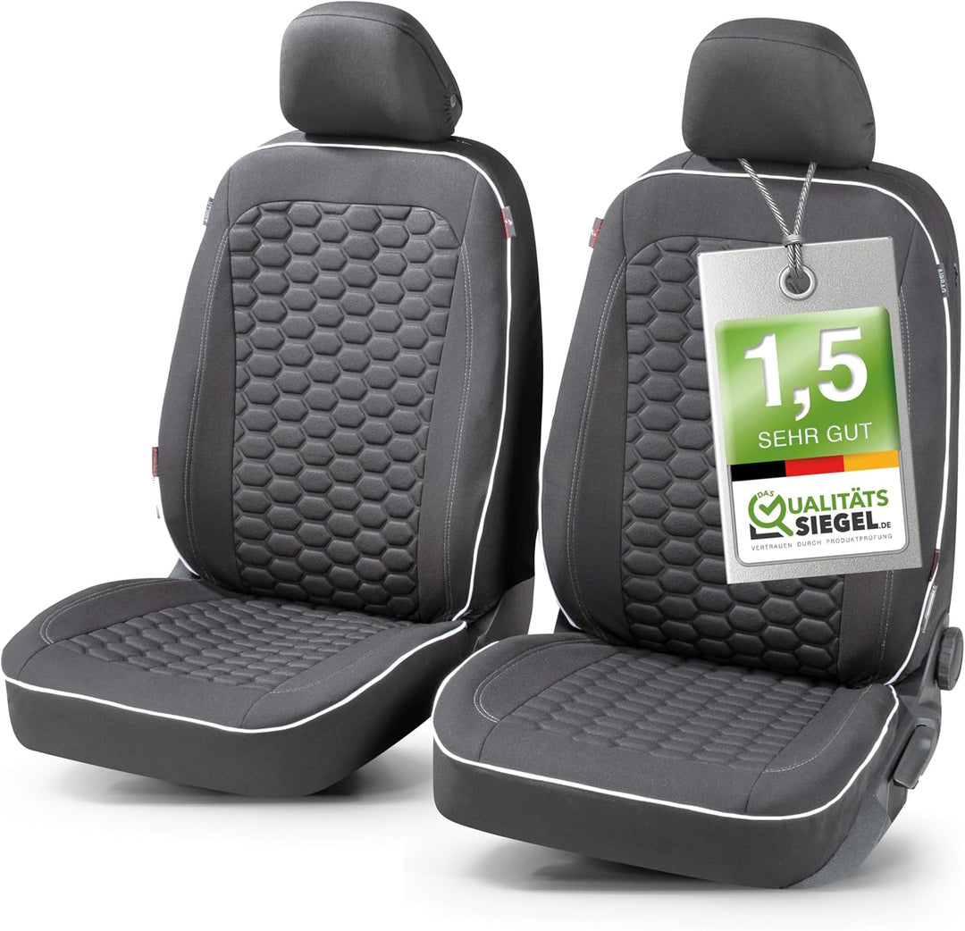 Walser Premium Autositzbezüge Kendal mit Reissverschluss Qualitätssieger Sehr Gut* Sitzbezüge Auto,