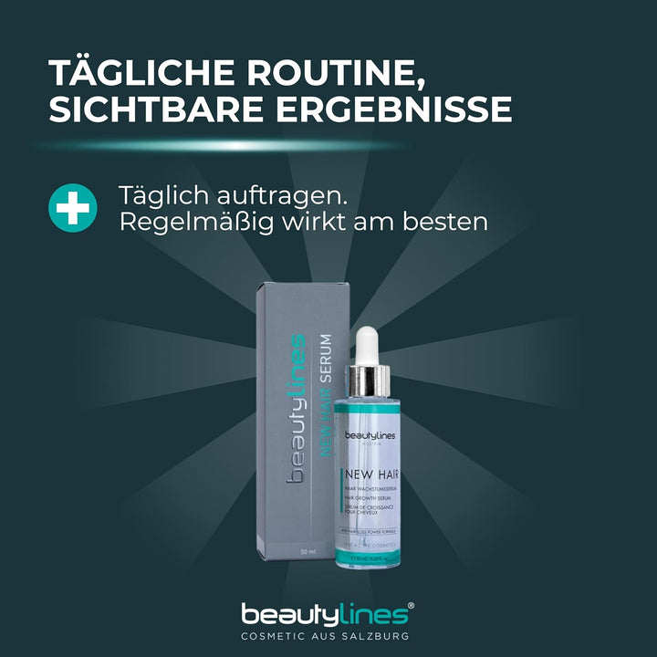beautylines COSMETIC AUS SALZBURG by Rosina Moser - NEW Hair Serum 50 ml Haarserum Haarausfall