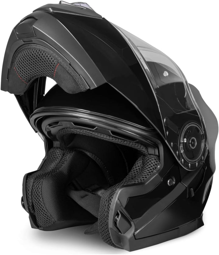 VINZ Santos Klapphelm mit Sonnenblende | ECE 22.06 & PINLOCK vorbereitet | Motorrad Helm Integralhel