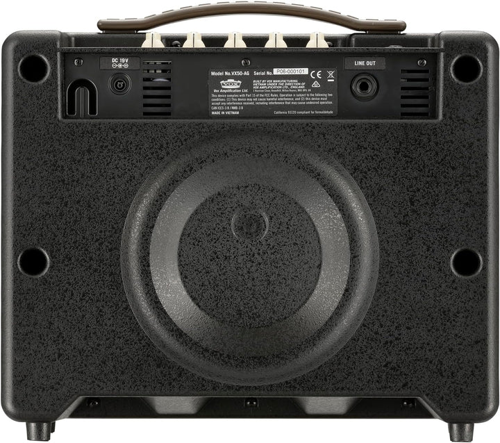 Vox VX50-AG Kompakter 50W Akustikgitarrenverstärker mit NuTube Vakuumröhre