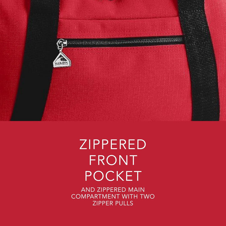 Augusta Sportswear Large Ripstop Duffel Bag Einheitsgrösse Rot / Schwarz, Einheitsgrösse Rot / Schwa