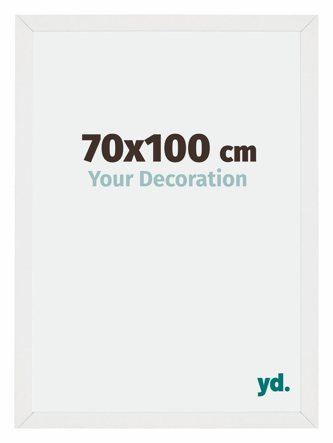 yd. Your Decoration - Bilderrahmen 70x100 cm - Bilderrahmen aus MDF mit Acrylglas - Antireflex - Aus