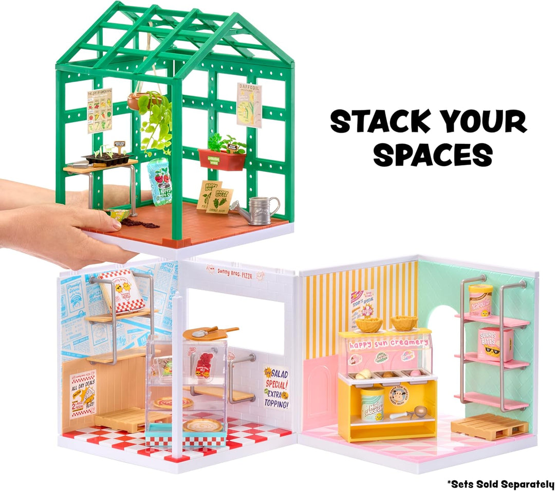 MGA's Miniverse Make It Mini Spaces Greenhouse – BAU-Set, Individuell Gestalten, Bastelei, Für Samml