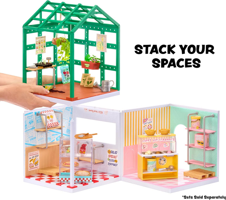 MGA's Miniverse Make It Mini Spaces Greenhouse – BAU-Set, Individuell Gestalten, Bastelei, Für Samml