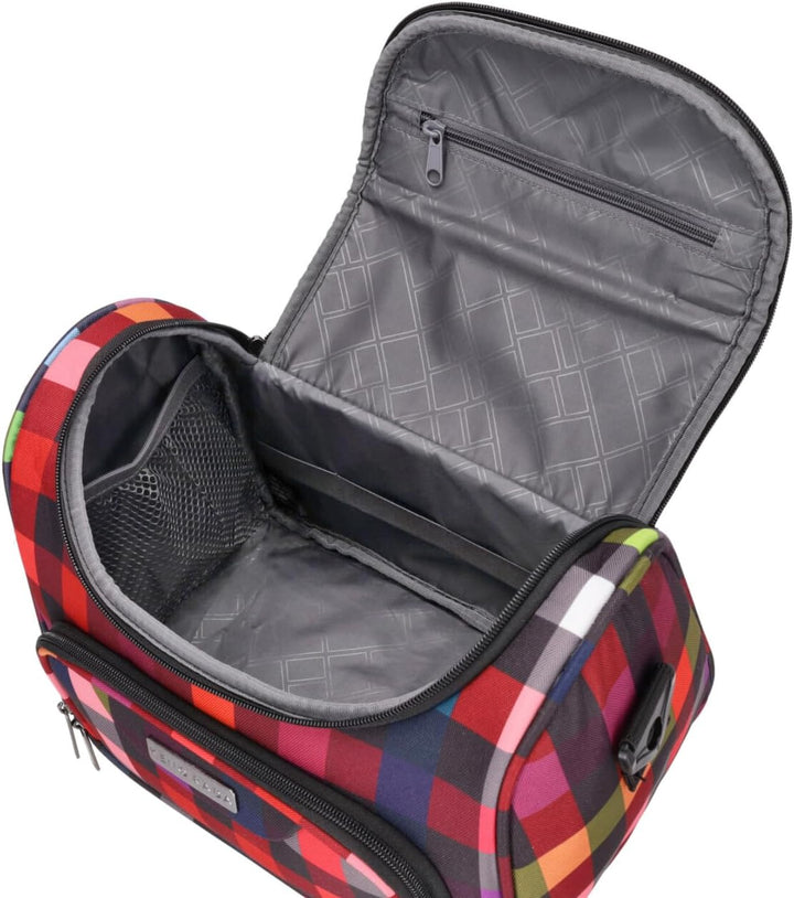 Beautycase SoftLITE | Reise Kulturtasche für unterwegs | praktische Aufteilung, Vier Fächer und Schl