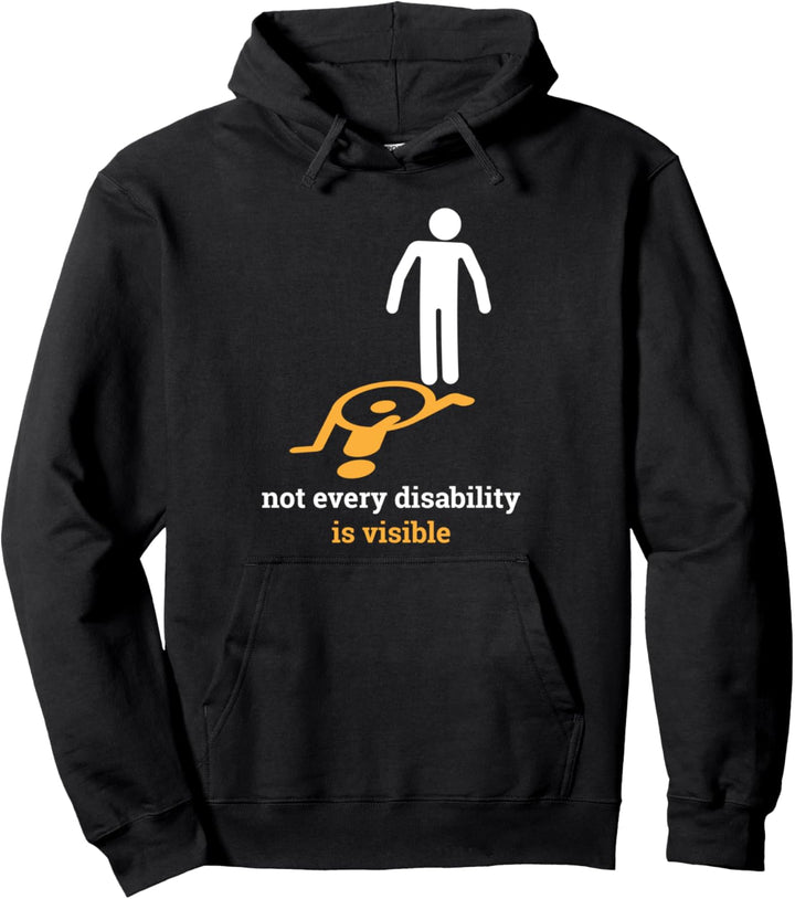 Nicht jede Behinderung ist sichtbar Unsichtbares Bewusstsein Pullover Hoodie