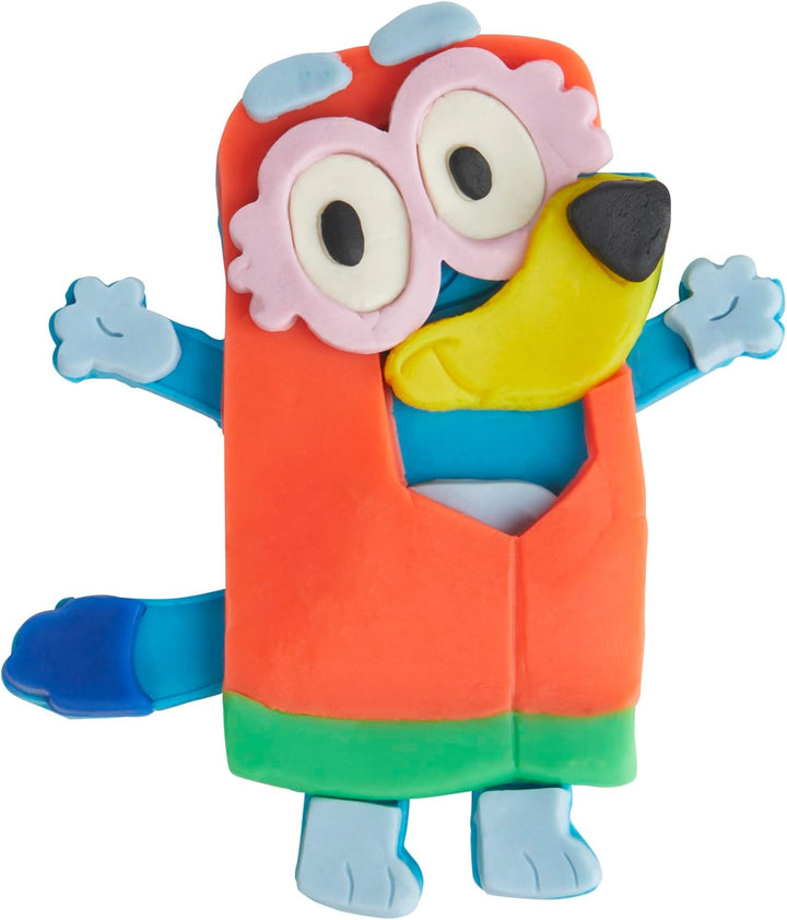 Play-Doh 5010993981359 Kneten mit Bluey mit 11 Dosen, S, Kneten mit Bluey