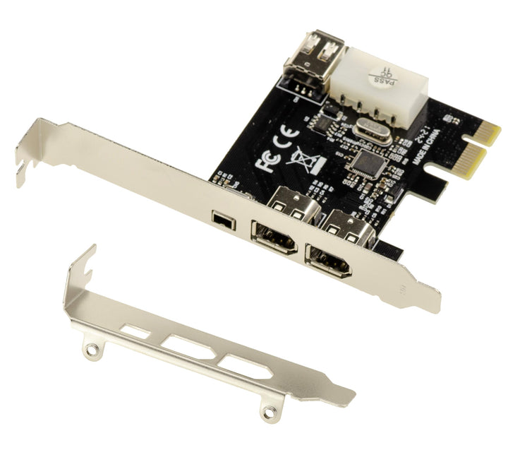 KALEA-INFORMATIQUE PCI Express PCIe auf FireWire 400 IEEE1394a 2+1 6-Punkt- und 4-Punkt-Ports Contro