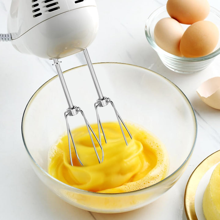 Luxshiny 2 X Edelstahl SchneebesenaufsäTze Ersatz FüR Elektrische Handmixer – Vielseitige Mixer RüHr